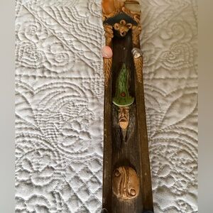 Bamboo Clay Gemstone Crystal Vintage Incense Burner